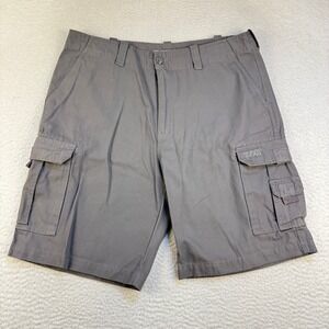 Guide Gear Cargo Shorts Outdoor Utility Relaxed‎ Fit Gray 34x10
